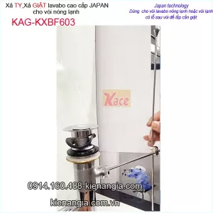 Xả ty lavabo,xả giật vòi nóng lạnh KAG-KXBF603
