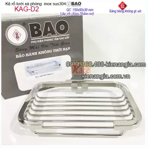 Rổ xà phòng INOX BẢO D2