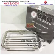 Rổ lưới xà phòng cao cấp INOX BẢO SUS304 bóng KAG-BAO300