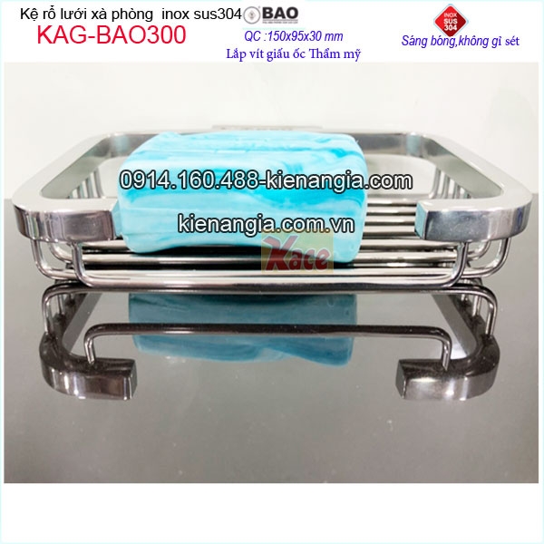 KAG-BAO300-Ke-ro-luoi-xa-phong-inox-BAO-inox-sus304-bong-khong-gi-set-KAG-BAO300