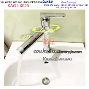 Vòi lavabo 20cm Luxta KAG-LX525 BM2026