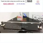 Thanh treo khăn,máng khăn đơn Inox Bao-sus304 KAG-BNV01