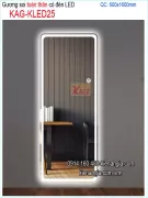 Gương soi toàn thân đèn LED 60x160 cm KAG-KLED25