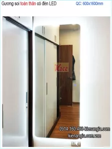 Gương soi toàn thân đèn LED 60x160 cm KAG-KLED26