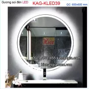 Gương soi tròn đèn LED 60cm KLED39