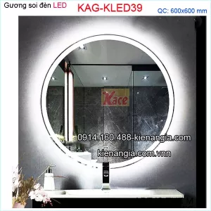 Gương soi tròn đèn LED 60cm KLED39