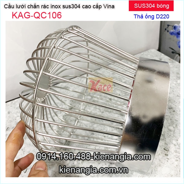 KAG-QC106-Cau-luoi-chan-rac-Inox-sus304-bong-cao-cap-Vina-D220-KAG-QC106-2