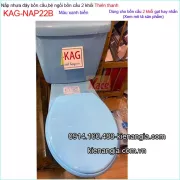 Nắp bồn cầu Thiên Thanh màu xanh biển KAG-NAP22B