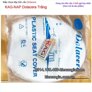 Nắp bồn cầu Dolacera màu trắng KAG-NAPDolacera Trắng