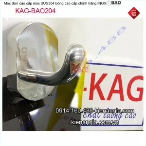 Móc đơn Inox Bảo KAG-BAO204