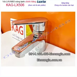 Vòi chậu lavabo nóng lạnh cao cấp Luxta KAG-LX506