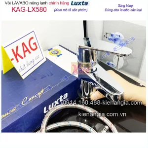 Vòi lavabo nóng lạnh cao cấp Luxta KAG-LX580