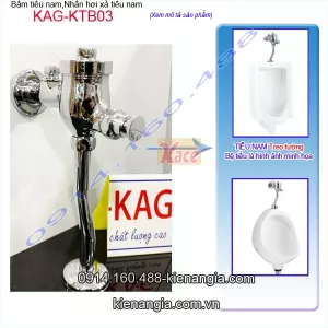Bấm tiểu nam ,Ấn hơi bệ tiểu nam KAG-KTB03