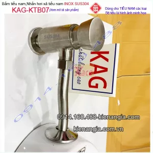 Bấm hơi tiểu nam inox sus304 KAG-KTB07 van xả bệ tiểu