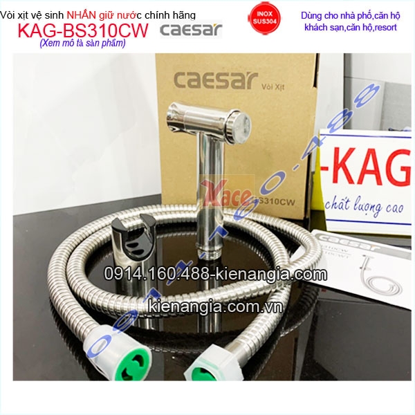 KAG-BS310CW-voi-ve-sinh-Caesar-dau-Nhan-giu-nuoc-inox-sus304-chinh-hang-Caesar-KAG-BS310CW-2