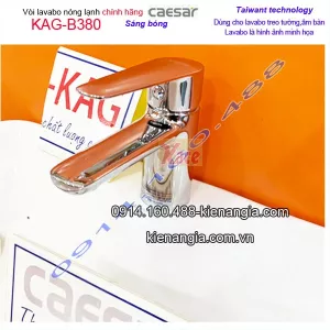 Vòi chậu nóng lạnh Caesar chính hãng KAG-B380