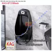 Bồn tiểu nam treo tường màu đen cảm ứng KAG-BTN23Black bao gồm xả cảm ứng
