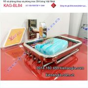 Rổ lưới xà phòng Inox 304 Việt Nhật KAG-BL84