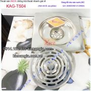 Hố ga,phễu thu sàn giá rẻ 200X200 O60 KAG-TS04