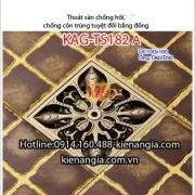Phễu thu sàn chống côn trùng đồng giả cổ 100X100 mm KAG-TS182A