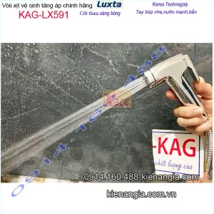 Vòi xịt vệ sinh cao cấp Luxtta cốt thau KAG-LX591