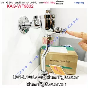 Van nhấn hơi xả tiểu nam American chính hãng KAG-WF9802