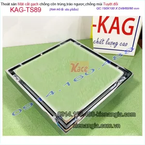 Thoát sàn mặt cắt gạch 150x150 D424960-KAG-TS89
