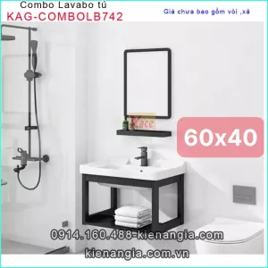 Combo lavabo đặt bàn gọn,xinh xinh cực phẩm KAG-COMBOLB742