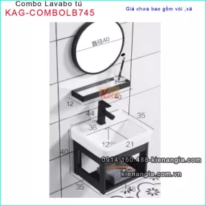 Combo lavabo đặt bàn gọn,xinh xinh cực phẩm  KAG-COMBOLB745