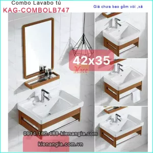 Combo lavabo đặt bàn gọn,xinh xinh cực phẩm KAG-COMBOLB747