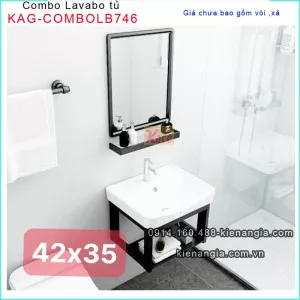 Combo lavabo đặt bàn gọn,xinh xinh cực phẩm KAG-COMBOLB746