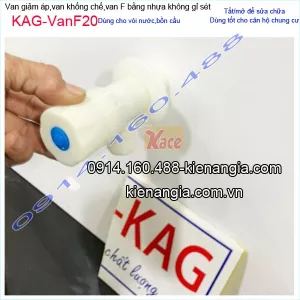 Van F ,van điều áp,van giảm áp,van khống chế bằng nhựa  KAG-VanF20