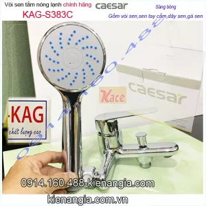 Sen tắm nóng lạnh cao cấp Caesar n căn hộ,khách sạn  KAG-S383C-5