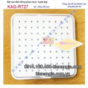 Bát sen phun mưa vuông 20cm KAG-RT27