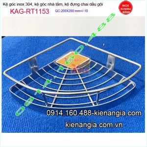 Kệ rổ góc nhà tắm 200x200 KAG-RT1153