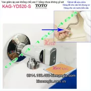 Van F giảm áp,van dừng TOTO chính hãng KAG-YD520S