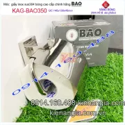 Lô giấy vệ sinh inox Bảo -sus304 resort KAG-BAO350