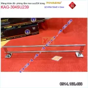 Thanh treo khăn đôi đế vuông Tovashu KAG-SU239