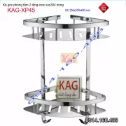 Kệ rổ góc xà phòng 2 tầng Sus304 KAG-XP45