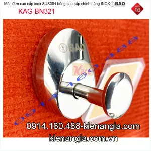 Móc đơn inox Bảo sus304 KAG-BN321