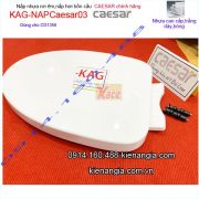 Nắp bồn cầu 1 khối Caesar chính hãng NAP-CAESAR03
