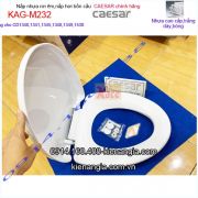 Nắp bồn cầu rơi êm Caesar chính hãng KAG-M232