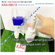 Bộ xả 1 nhấn bồn cầu 2 khối KAG-XBC12