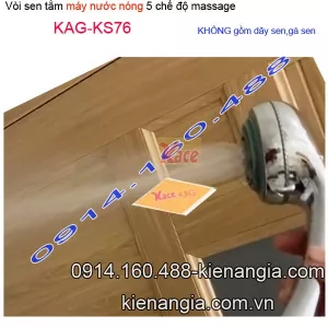 Vòi sen massage 5 chế độ máy nước nóng KAG-KS76