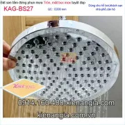 Đầu sen phun mưa tròn mặt bọc inox KAG-BS27