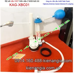 Bộ xả gạt bồn cầu 2 khối KAG-XBC01