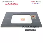 Lavabo sứ âm bàn đá  80X47KAG-LBA303
