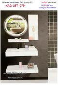 Combo lavabo Âm bàn đá và gương LED cảm ứng  80X47 KAG-LBT1079