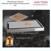Thoát sàn INOX  83x200mmXD49-60 chống hôi tuyệt đối KAG-TS204