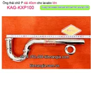 Ống thải chữ P dài 40cm cho lavabo lớn KAG-KXP100